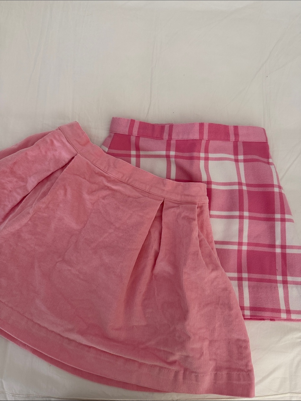 The Beaufort Bonnet Company Pink Pleated & Plaid Girls' Skirt Set